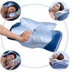 CerviNuit™ Pro - l'oreiller Cervical Ergonomique Papillon Haute Précision
