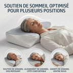 CerviNuit™ 2.0 - L'oreiller Cervical Ergonomique Papillon Nuit Apaisée