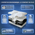 CerviNuit™ - L'Oreiller Ergonomique Papillon à Mémoire de Forme